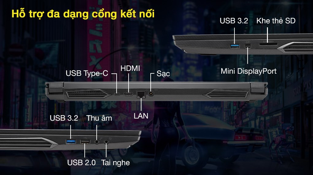 Laptop Gigabyte Gaming G5 i5 10500H/16GB/512GB/6GB RTX3060/144Hz/Win11 (KC-5S11130SB)
