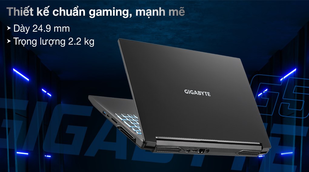Laptop Gigabyte G5 i5 11400H/16GB/512GB/4GB RTX3050/144Hz/Win10 (GD-51S1123SH)