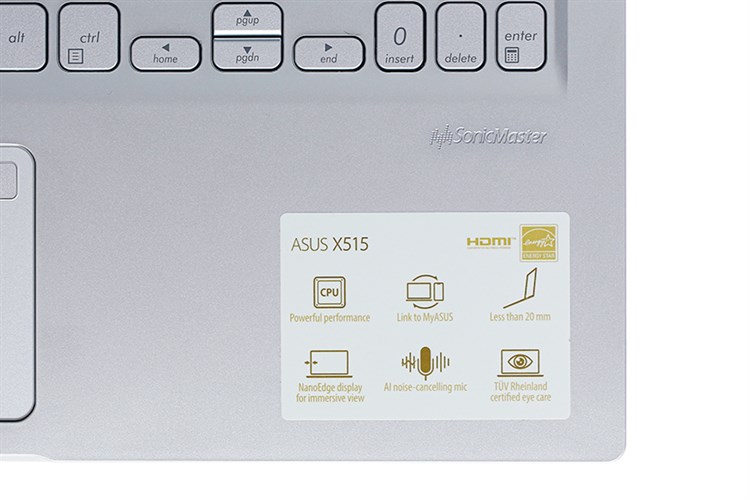 Laptop Asus VivoBook X515EA i3 1115G4/8GB/256GB/Win11 (BQ1415W) Màu Bạc