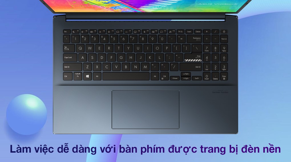 Laptop Asus VivoBook Pro 15 OLED M3500QC R5 5600H/8GB/512GB/4GB RTX3050/Win10 (L1105T)