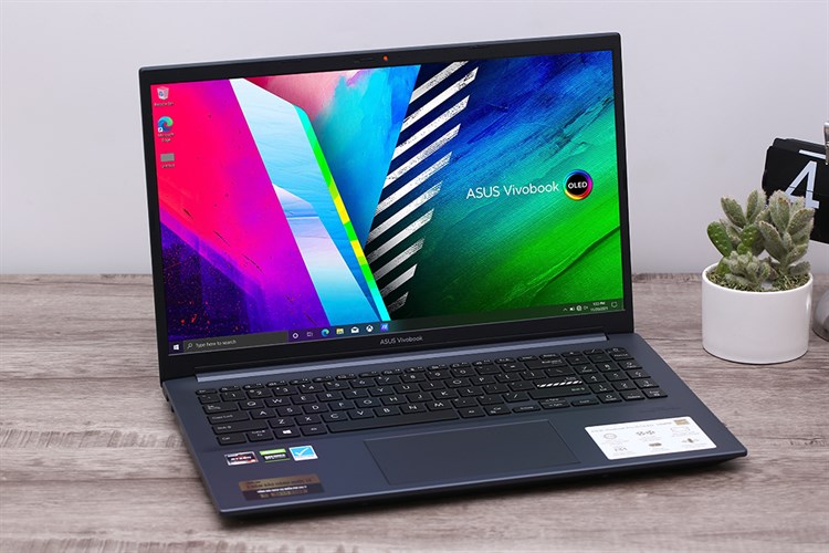 Laptop Asus VivoBook Pro 15 OLED M3500QC R5 5600H/8GB/512GB/4GB RTX3050/Win10 (L1105T) Màu Xanh đen