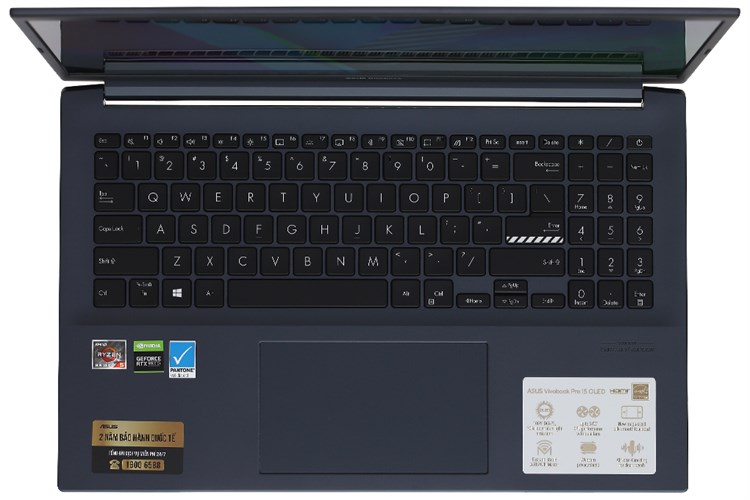 Laptop Asus VivoBook Pro 15 OLED M3500QC R5 5600H/8GB/512GB/4GB RTX3050/Win10 (L1105T) Màu Xanh đen