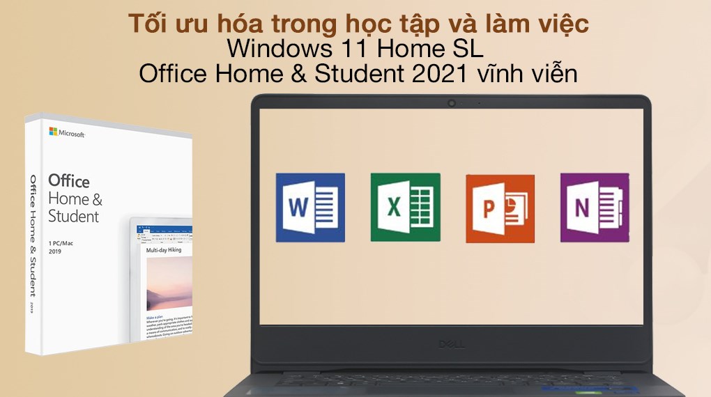 Laptop Dell Vostro 3400 i3 1115G4/8GB/256GB/Office H&S/Win11 (70270644)