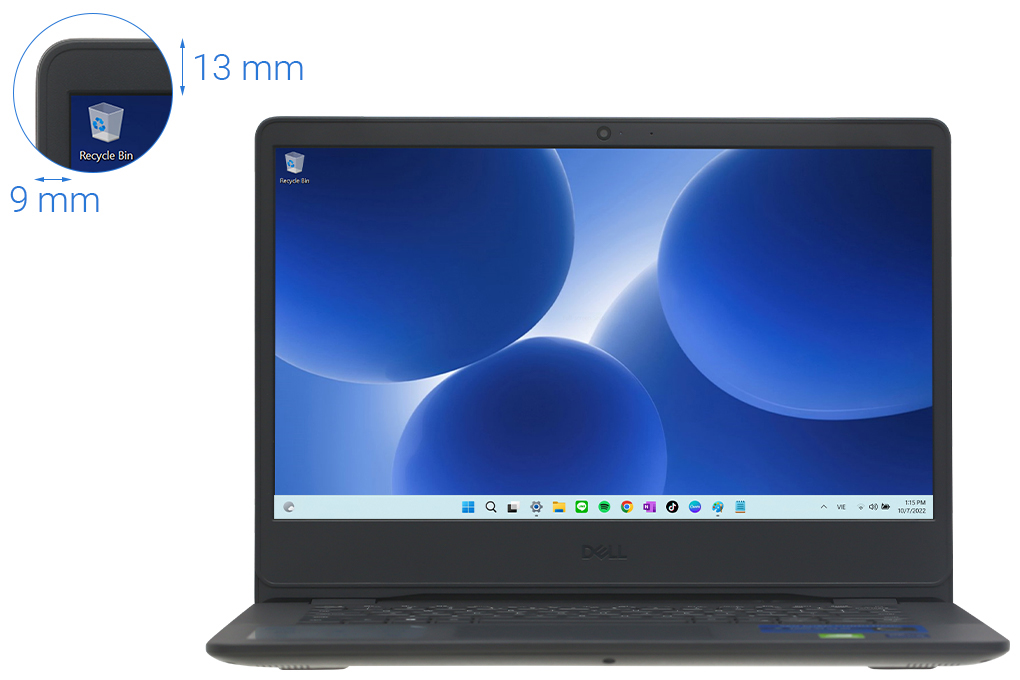 Laptop Dell Vostro 3400 i3 1115G4/8GB/256GB/Office H&S/Win11 (70270644) Màu Đen