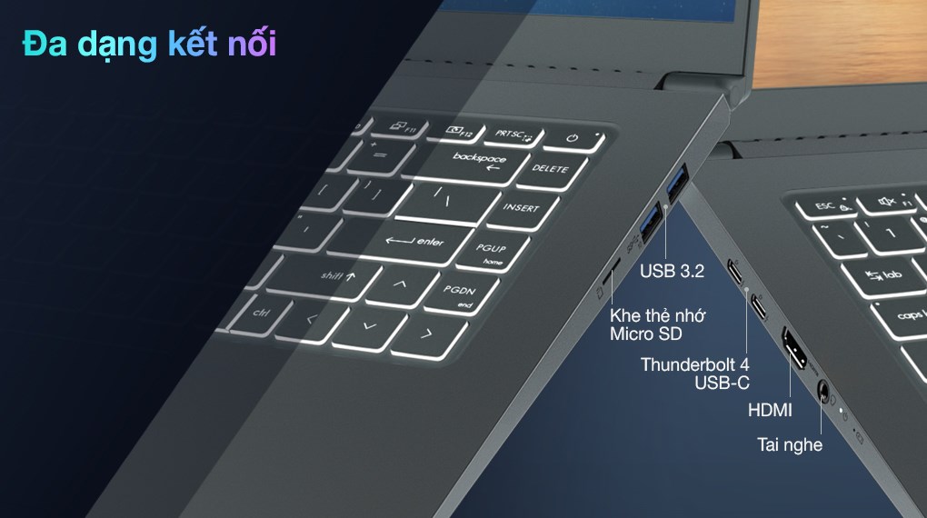 Laptop MSI Prestige 15 A11SC i7 1185G7/16GB/512GB/4GB GTX1650 Max-Q/Túi/Chuột/Win10 (052VN)