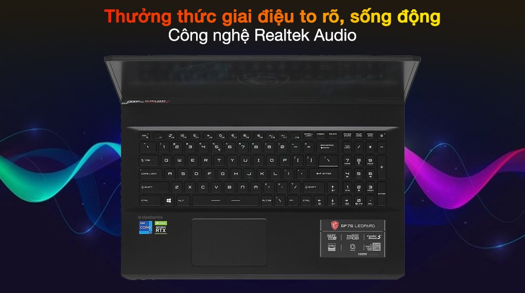 Laptop MSI Gaming Leopard GP76 11UG i7 11800H/16GB/1TB SSD/8GB RTX3070/300Hz/Balo/Chuột/Win10 (823VN)