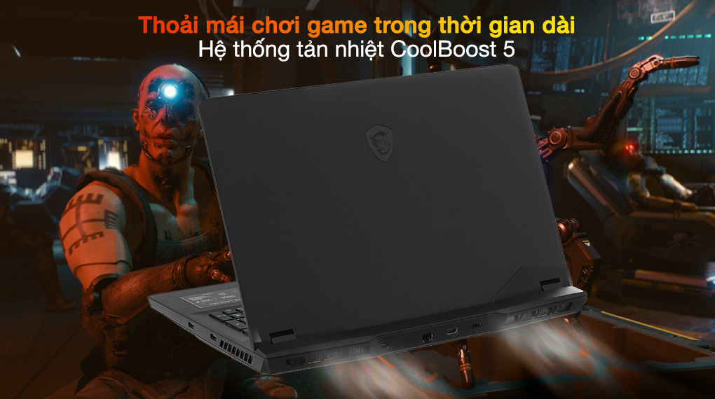 MSI Gaming Leopard GP76 11UG i7 11800H (823VN) - Tản nhiệt