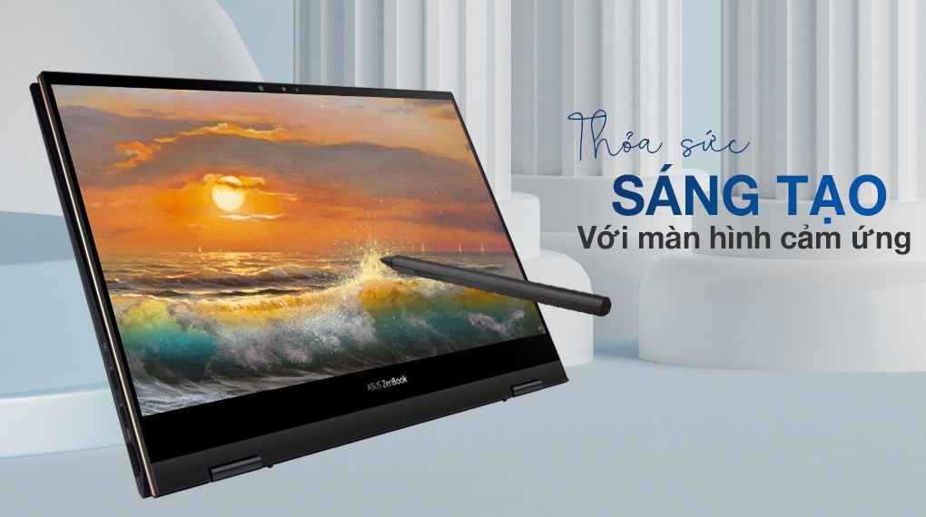 Laptop Asus ZenBook UX371EA i7 1165G7/16GB/1TB SSD/Touch/Pen/Cáp/Túi/Office H&S/Win11 (HL725WS)