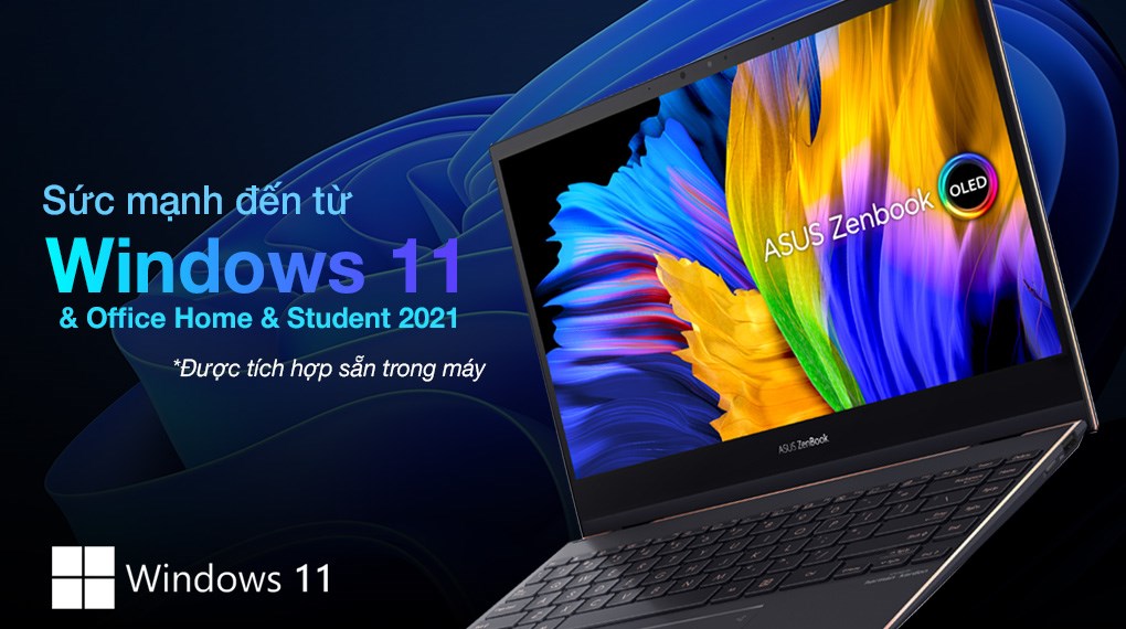 Laptop Asus ZenBook UX371EA i7 1165G7/16GB/1TB SSD/Touch/Pen/Cáp/Túi/Office H&S/Win11 (HL725WS)