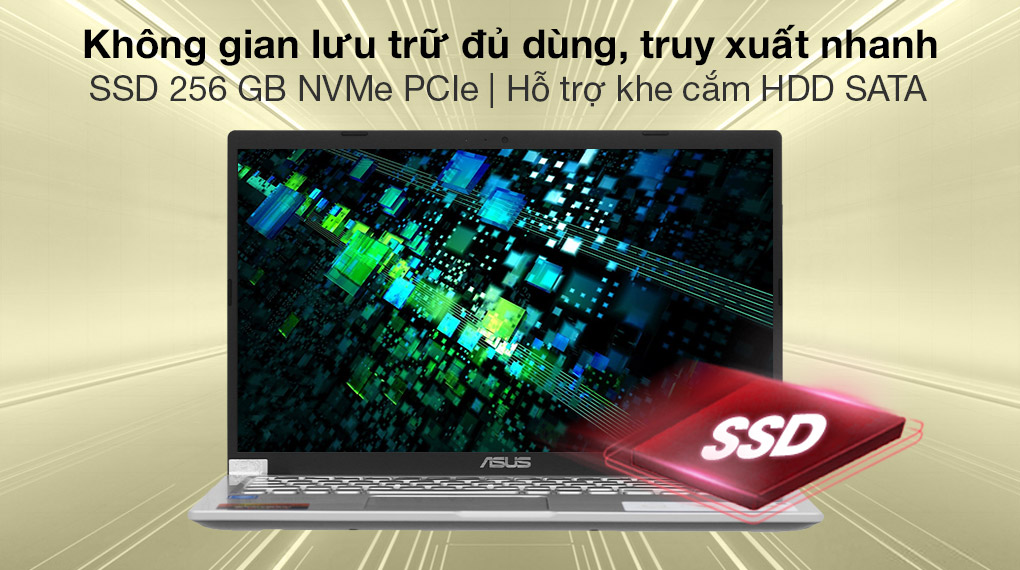Asus VivoBook X515MA N4020 (BR480W) - Ổ cứng SSD