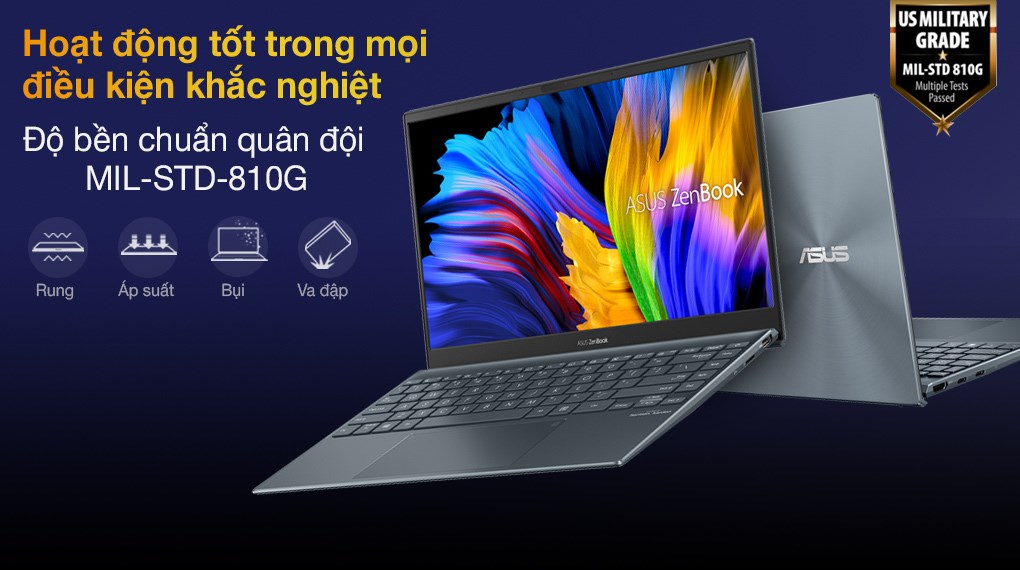 Laptop Asus ZenBook UX325EA i5 1135G7/8GB/512GB/OLED/Cáp/Túi/Win11 (KG538W)