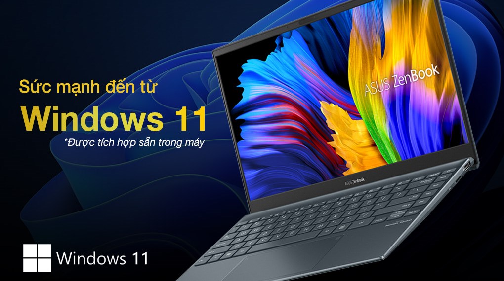 Laptop Asus ZenBook UX325EA i5 1135G7/8GB/512GB/OLED/Cáp/Túi/Win11 (KG538W)