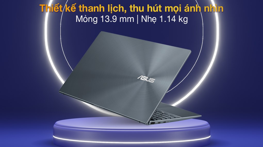 Laptop Asus ZenBook UX325EA i5 1135G7/8GB/512GB/OLED/Cáp/Túi/Win11 (KG538W)