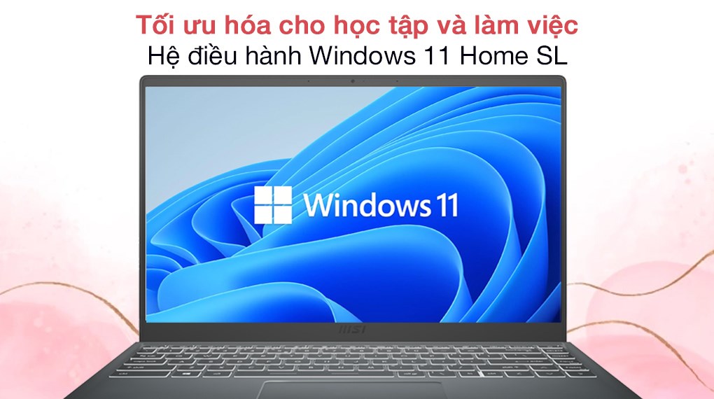 Laptop MSI Modern 14 B5M R5 5500U/8GB/512GB/Túi/Chuột/Win11 (203VN)