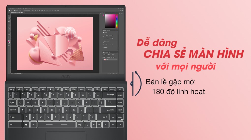 Laptop MSI Modern 14 B5M R5 5500U/8GB/512GB/Túi/Chuột/Win11 (203VN)