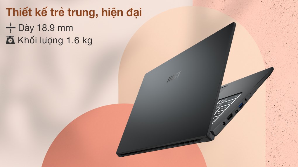 Laptop MSI Modern 15 A5M R5 5500U/8GB/512GB/Túi/Chuột/Win11 (236VN)
