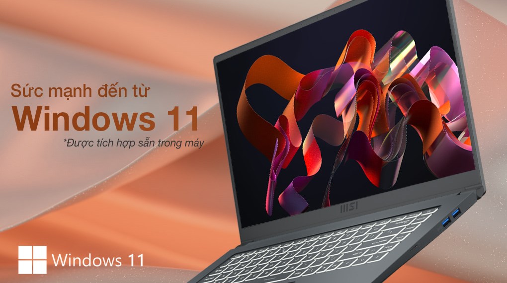 Laptop MSI Modern 15 A5M R5 5500U/8GB/512GB/Túi/Chuột/Win11 (236VN)