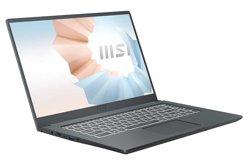 Laptop MSI Modern 15 A5M R5 5500U/8GB/512GB/Túi/Chuột/Win11 (236VN) chính hãng