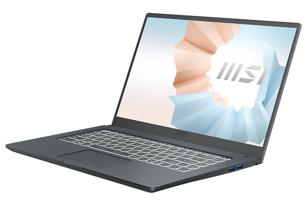 Laptop MSI Modern 15 A5M R5 5500U/8GB/512GB/Túi/Chuột/Win11 (236VN) Màu Xám