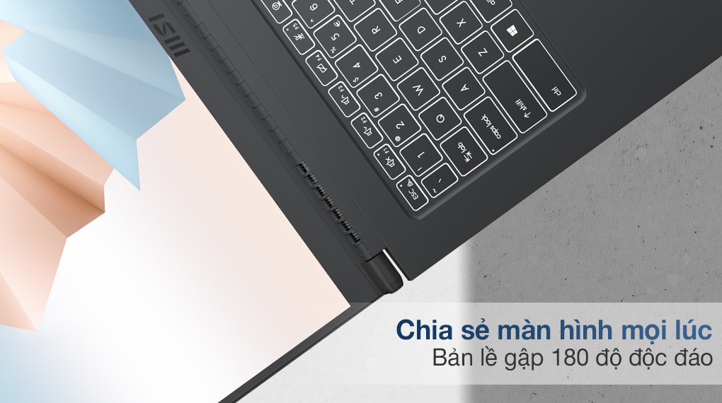 Laptop MSI Modern 15 A5M R7 5700U/8GB/512GB/Túi/Chuột/Win11 (237VN)