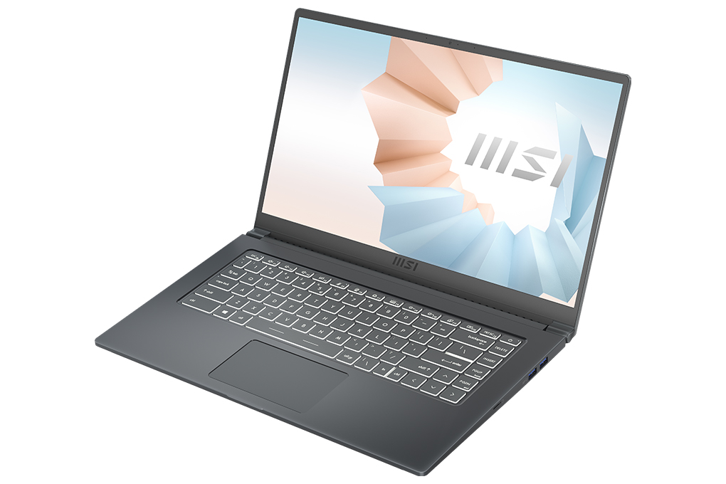 Laptop MSI Modern 15 A5M R7 5700U/8GB/512GB/Túi/Chuột/Win11 (237VN)