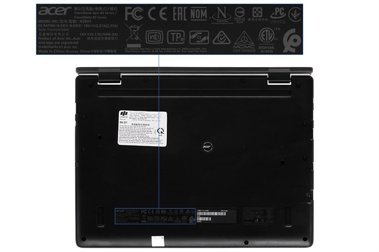 Laptop Acer TravelMate B3 TMB311 31 P49D N5030/4GB/256GB/Win11 (NX.VNFSV.005) Màu Đen