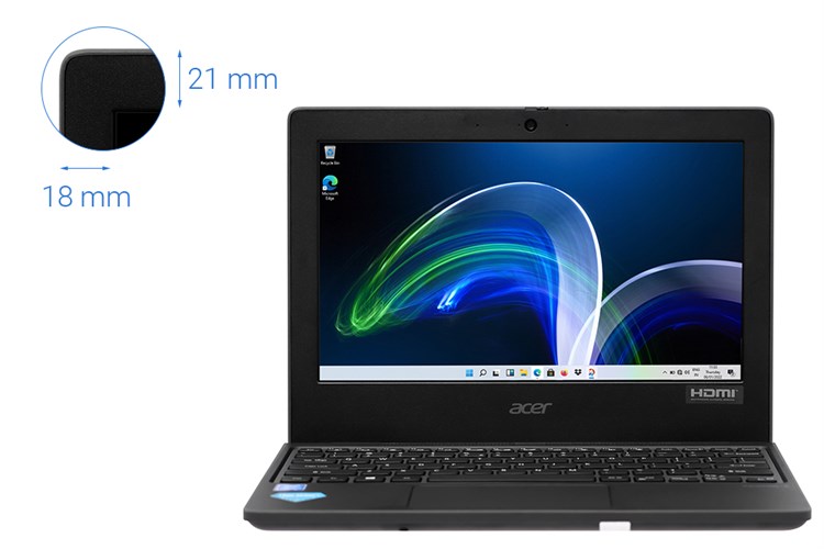 Laptop Acer TravelMate B3 TMB311 31 P49D N5030/4GB/256GB/Win11 (NX.VNFSV.005) Màu Đen