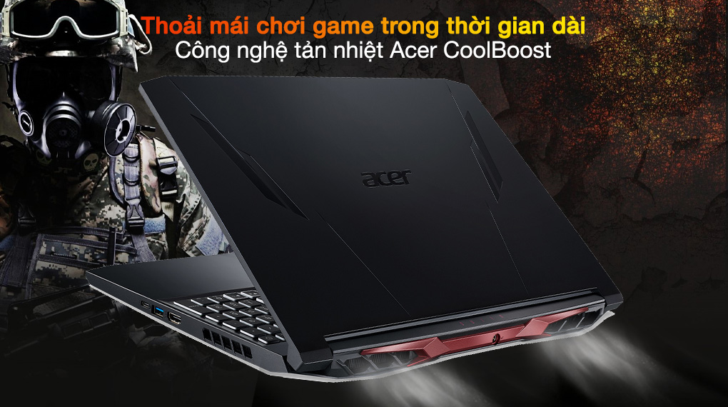 Acer Nitro 5 Gaming AN515 57 5669 i5 11400H (NH.QEHSV.001) - Tản nhiệt