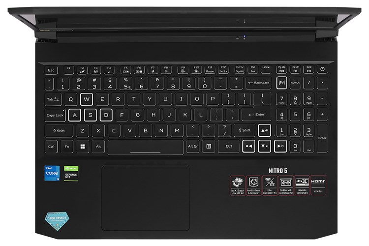 Laptop Acer Gaming Nitro 5 AN515 57 5669 i5 11400H/8GB/512GB/144Hz/4GB GTX1650/Win11 (NH.QEHSV.001) Màu Đen