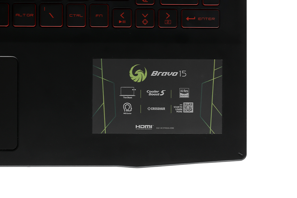 Laptop MSI Gaming Bravo 15 B5DD R5 5600H/8GB/512GB/4GB RX5500M/Balo/Chuột/Win11 (279VN) Màu Đen