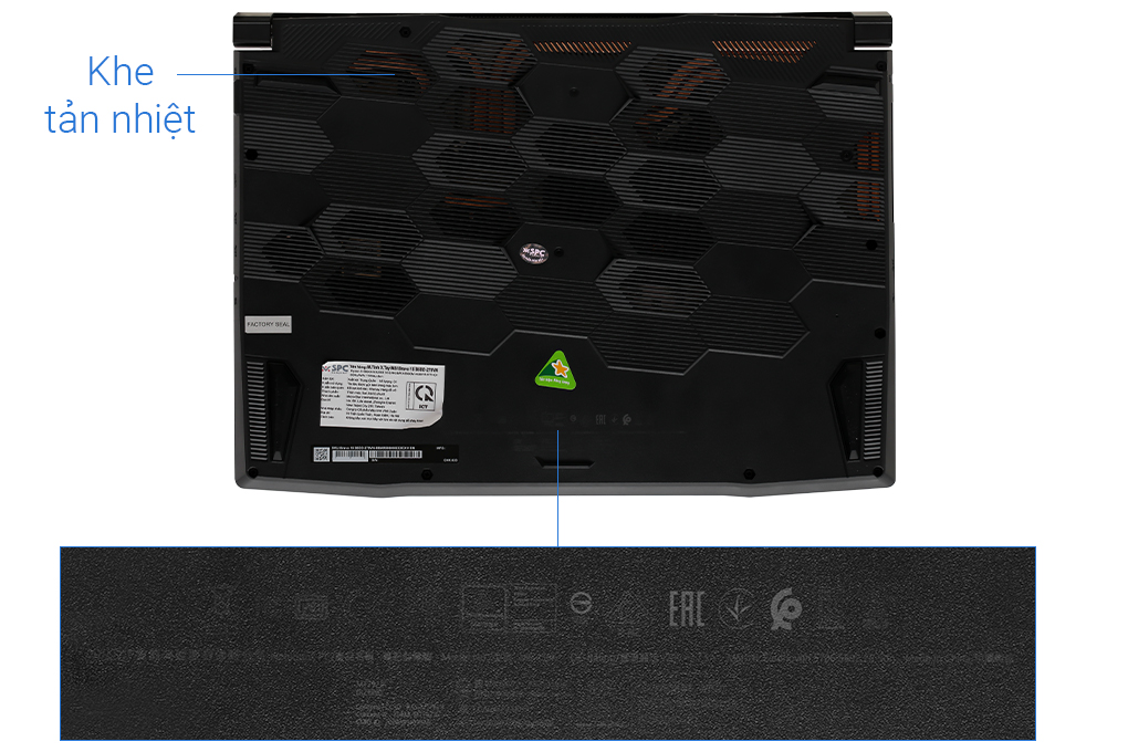 Laptop MSI Gaming Bravo 15 B5DD R5 5600H/8GB/512GB/4GB RX5500M/Balo/Chuột/Win11 (279VN) Màu Đen