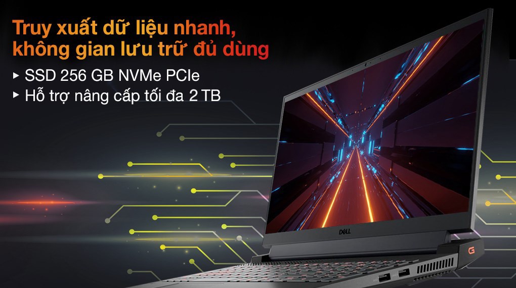 Laptop Dell Gaming G15 5511 i5 11400H/8GB/256GB/4GB RTX3050/120Hz/OfficeHS/Win11 (70266676)