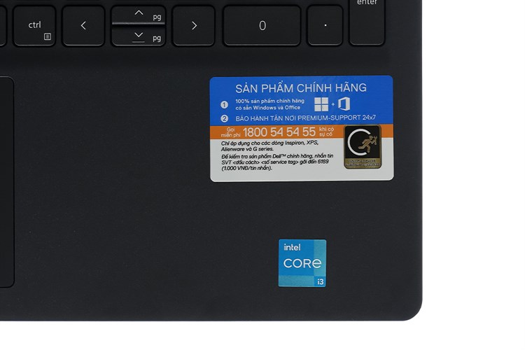 Laptop Dell Inspiron 15 3511 i3 1115G4/4GB/256GB/Office H&S/Win11 (P112F001CBL) Màu Đen