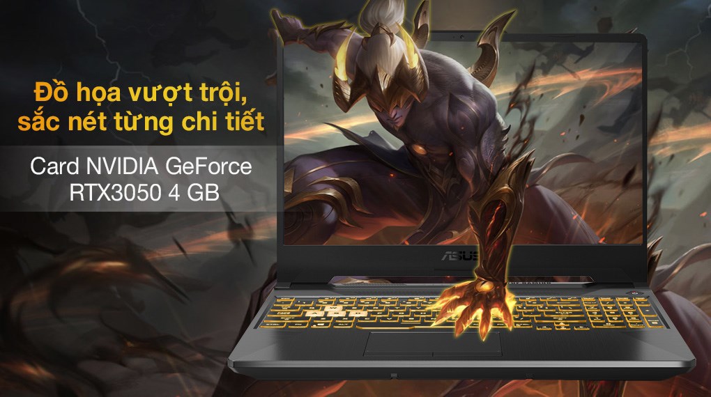 Laptop Asus TUF Gaming FX506HCB i7 11800H/8GB/512GB/4GB RTX3050/144Hz/Win11 (HN141W)