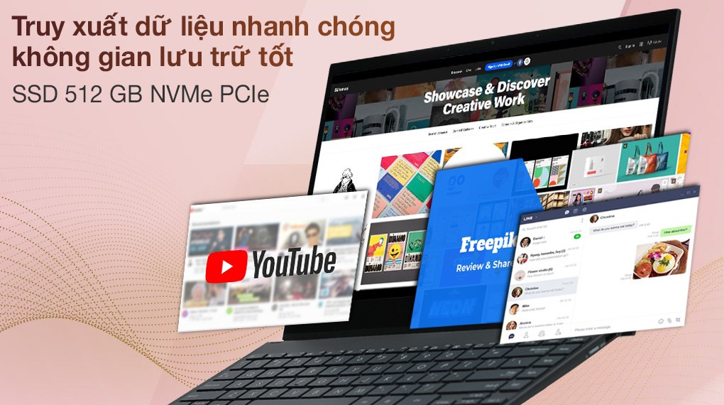 Laptop Asus ZenBook UX363EA i7 1165G7/16GB/512GB/Touch/Pen/Cáp/Túi/Win11 (HP740W)