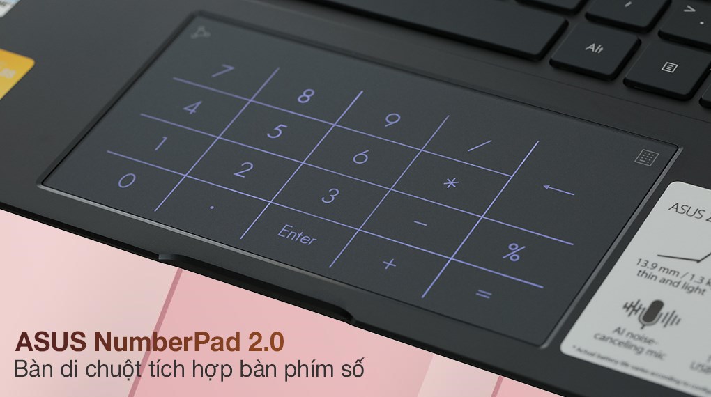 Laptop Asus ZenBook UX363EA i7 1165G7/16GB/512GB/Touch/Pen/Cáp/Túi/Win11 (HP740W)