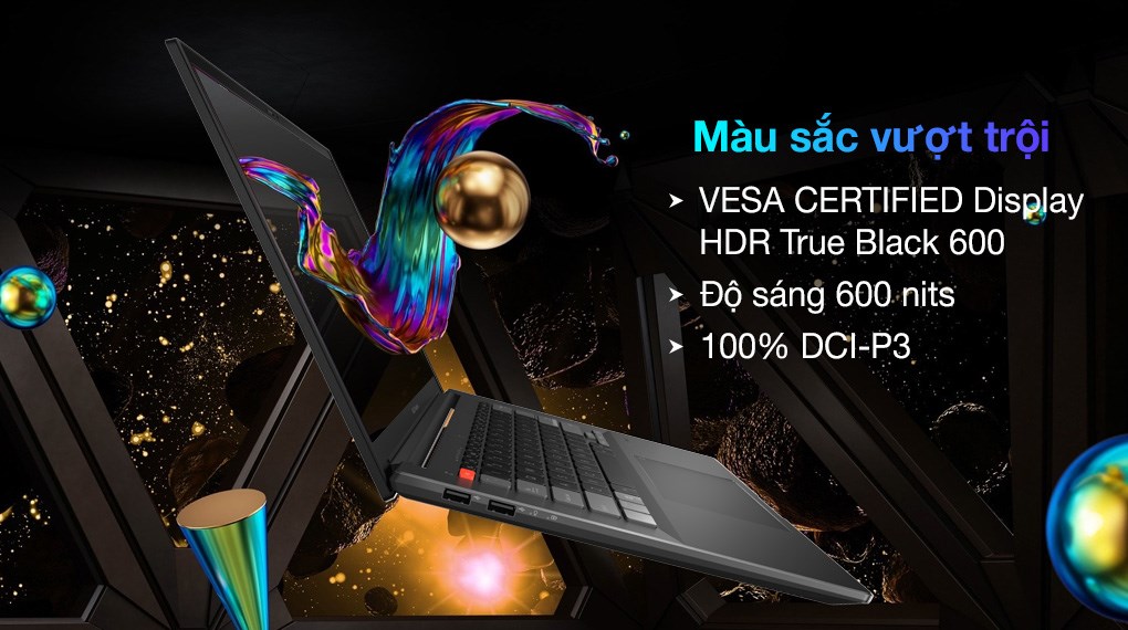 Laptop Asus VivoBook Pro 14x OLED M7400QC R5 5600H/16GB/512GB/4GB RTX3050/90Hz/Win11 (KM013W)