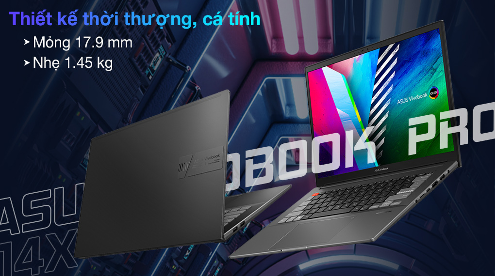 Asus VivoBook Pro 14x OLED M7400QC R5 5600H (M01810) - Thiết kế