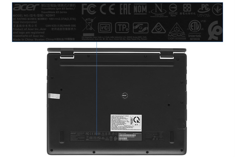 Laptop Acer TravelMate B3 TMB311 31 C2HB N4020/4GB/128GB/Win11 (NX.VNFSV.006) Màu Đen