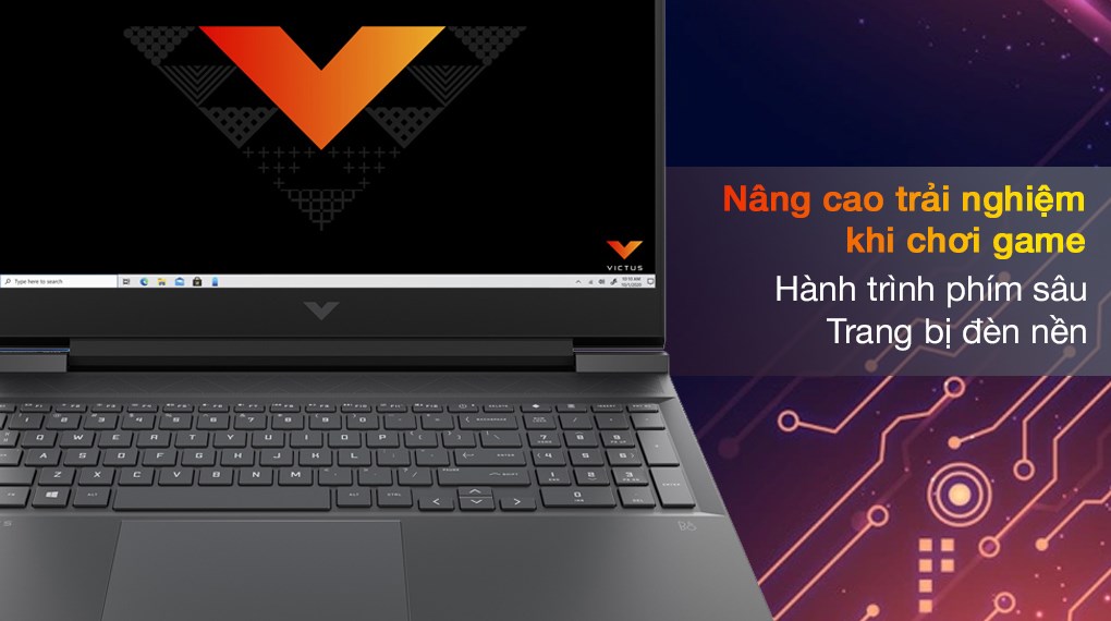 Laptop HP Gaming VICTUS 16 d0204TX i5 11400H/8GB/32GB+512GB/4GB RTX3050/144Hz/Win11 (4R0U5PA)