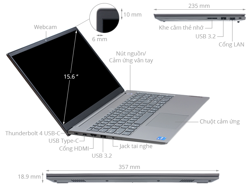 Laptop Lenovo ThinkBook 15 G2 ITL i5 (20VE00UNVN) - Giá rẻ Laptop Lenovo ThinkBook 15 G2 ITL i5 (20VE00UNVN) - Giá rẻ