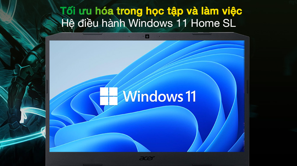 Acer Nitro 5 Gaming AN515 45 R86D R7 5800H (NH.QBCSV.005) - Windows 11