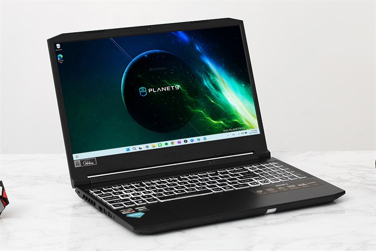 Laptop Acer Nitro 5 Gaming AN515 45 R86D R7 5800H/8GB/512GB/6GB RTX3060/144Hz/Win11 (NH.QBCSV.005) Màu Đen