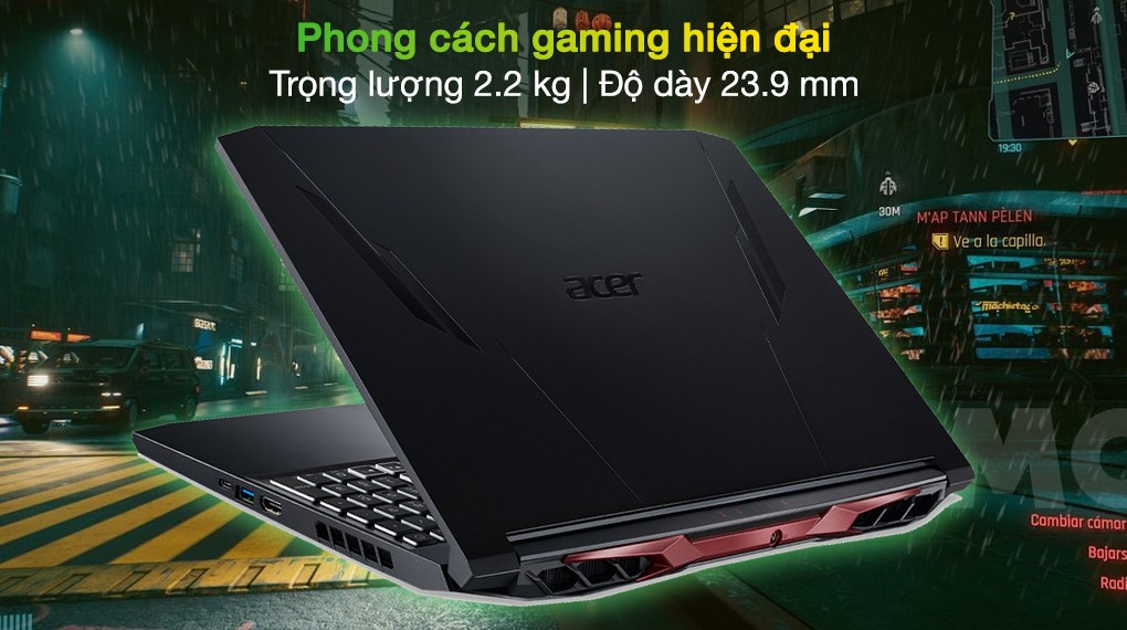 Laptop Acer Nitro 5 AN515 45 R9SC R7 5800H/8GB/512GB/8GB RTX3070/144Hz/Win10 (NH.QBRSV.001)