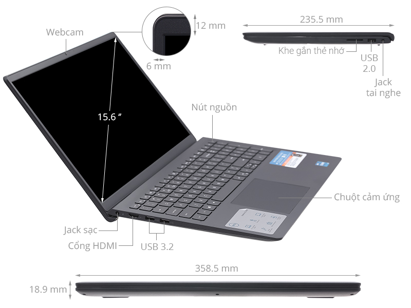 Laptop Dell Inspiron Trần Phong - Giá rẻ, trả góp
