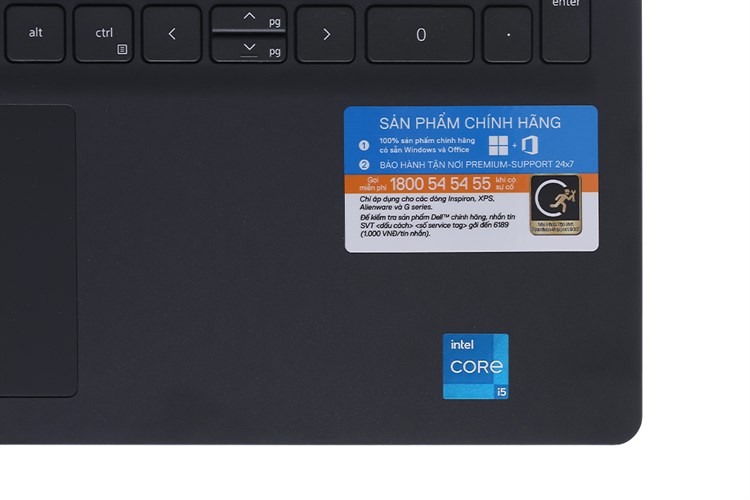 Laptop Dell Inspiron 15 3511 i5 1135G7/4GB/512GB/OfficeHS/Win11 (P112F001DBL) Màu Đen