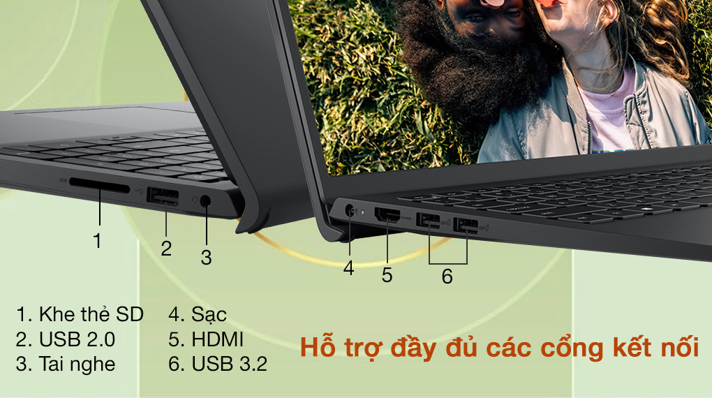 Dell Inspiron 15 3511 i5 1135G7 (P112F001DBL) - Cổng kết nối