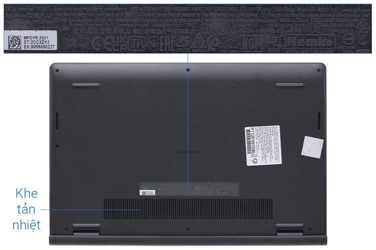 Laptop Dell Inspiron 15 3511 i5 1135G7/4GB/512GB/OfficeHS/Win11 (P112F001DBL) Màu Đen