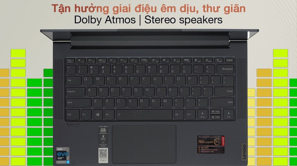 Laptop Lenovo Yoga Slim 7 14ITL05 i7 1165G7/8GB/512GB/Win11 (82A300LDVN)