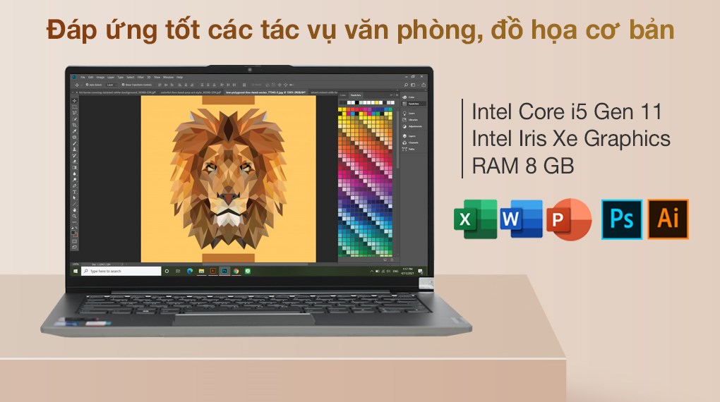 Laptop Lenovo ThinkBook 14s G2 ITL i5 1135G7/8GB/512GBWin11 (20VA003NVN)